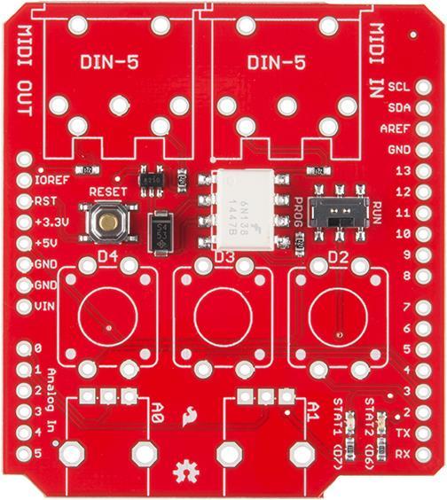 Actual product image SparkFun MIDI Shield (Shield)