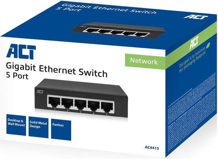 Produktbild 5-Port Gigabit Ethernet Switch (5 Ports)