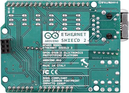 Actual product image Arduino Ethernet Shield 2 (with PoE module)