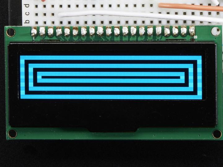 Actual product image Adafruit Monochrome 2.3" 128x32 OLED Graphic Display Module (Display)