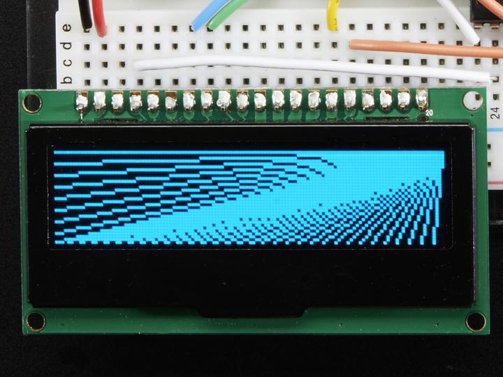 Actual product image Adafruit Monochrome 2.3" 128x32 OLED Graphic Display Module (Display)