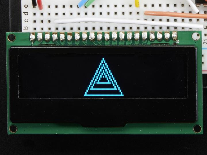 Actual product image Adafruit Monochrome 2.3" 128x32 OLED Graphic Display Module (Display)