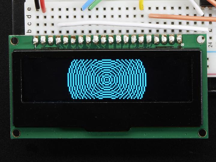 Actual product image Adafruit Monochrome 2.3" 128x32 OLED Graphic Display Module (Display)