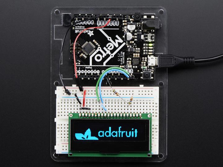 Actual product image Adafruit Monochrome 2.3" 128x32 OLED Graphic Display Module (Display)