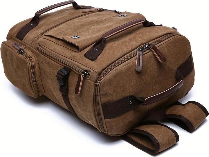 Immagine prodotto Only-Bags.Store Zaino di tela multifunzionale e resistente, borsa da trekking