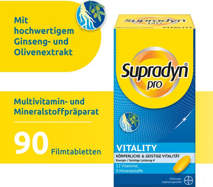 Immagine prodotto Supradyn pro Vitality (1 Pezzo/i, Pillole, 160 g)