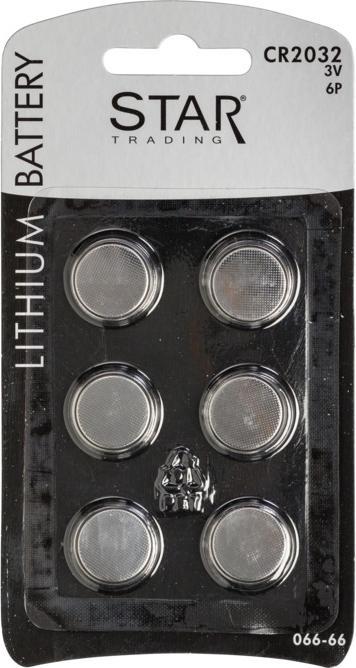 Star Trading Pile 6-pack CR2032 (6 pcs, CR2032)