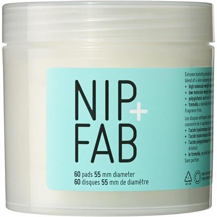 Actual product image Nip + Fab Hyaluronic Acid Fix Extreme 4 Micellar Cleansing Pads for Face, Lightweight and Nourishing (Cleaning cloths)
