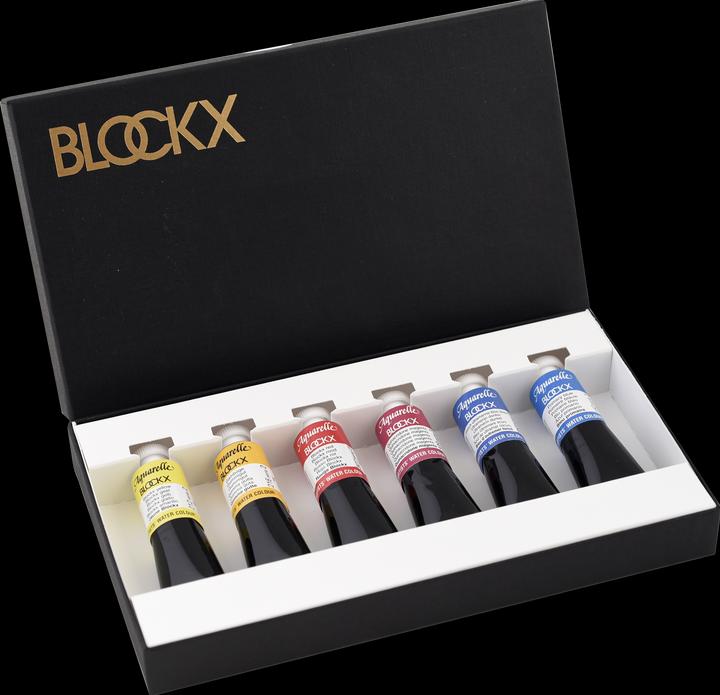 BlockX Watercolour set primary colours