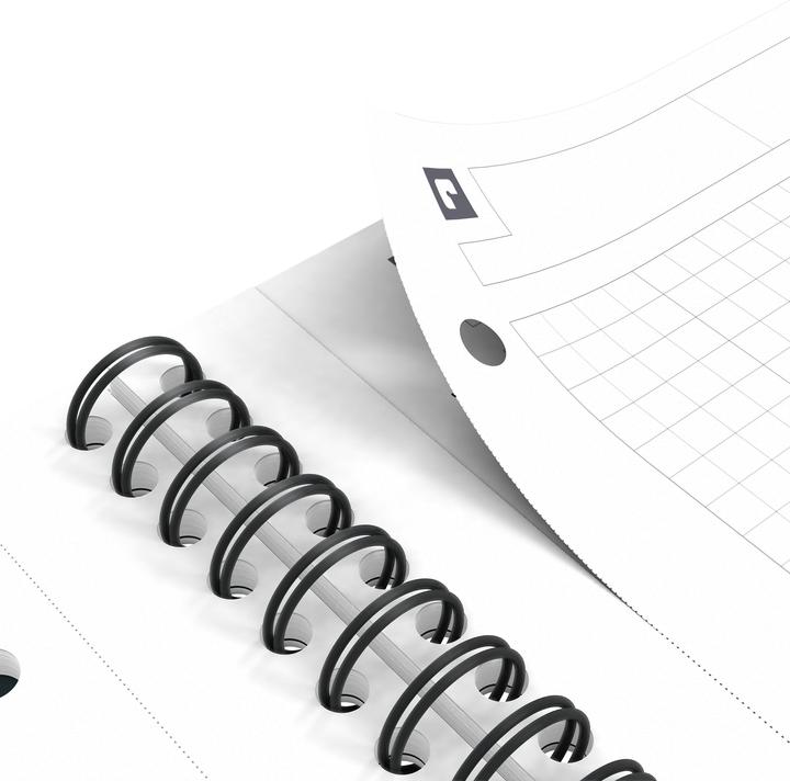 Produktbild Oxford Notizbuch (A4+, Kariert, Harter Einband)