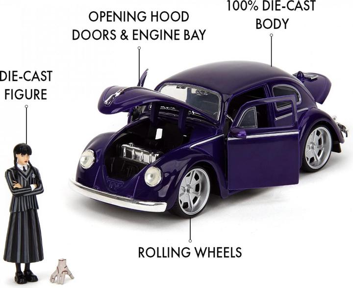 Produktbild Jada Wednesday Volkswagen Beetle 1:24
