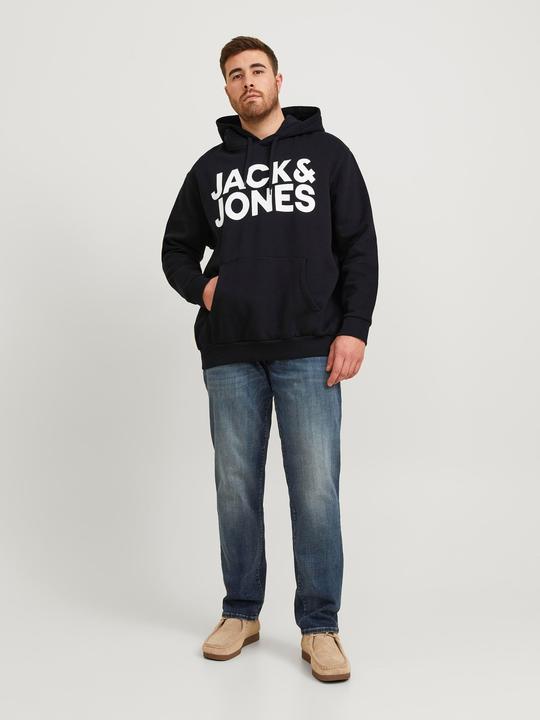 Immagine prodotto Jack & Jones Felpa con cappuccio Basic Logo Plus Size (XL, 3XL)