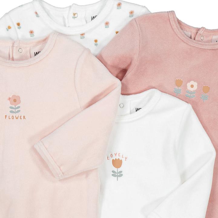La Redoute Collections 4er-Pack Strampler
