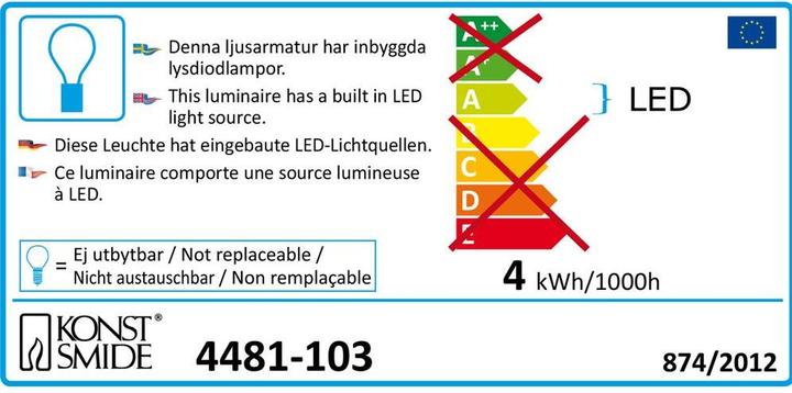 Energie-Label Konstsmide Stern