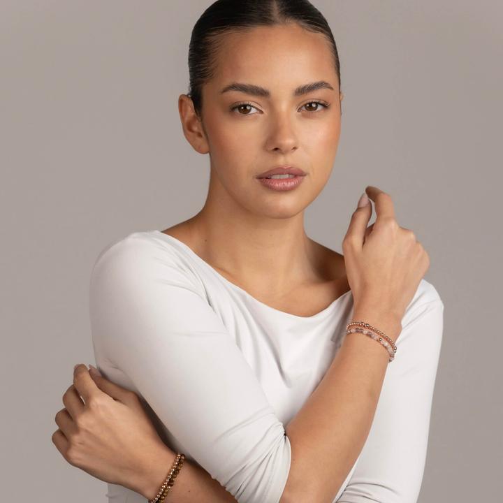 Immagine prodotto Balibay Belinda (18 cm, Quarzo rosa, Argento 925, Pietra preziosa, Agata)