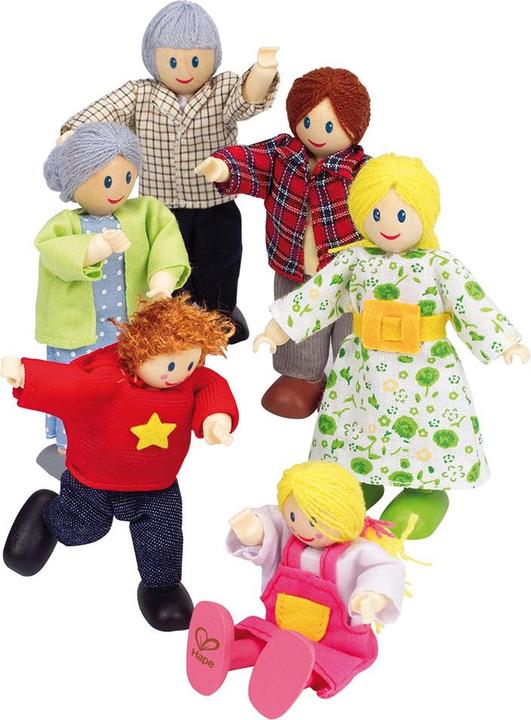 Image du produit Hape Famille de poupées couleur peau claire