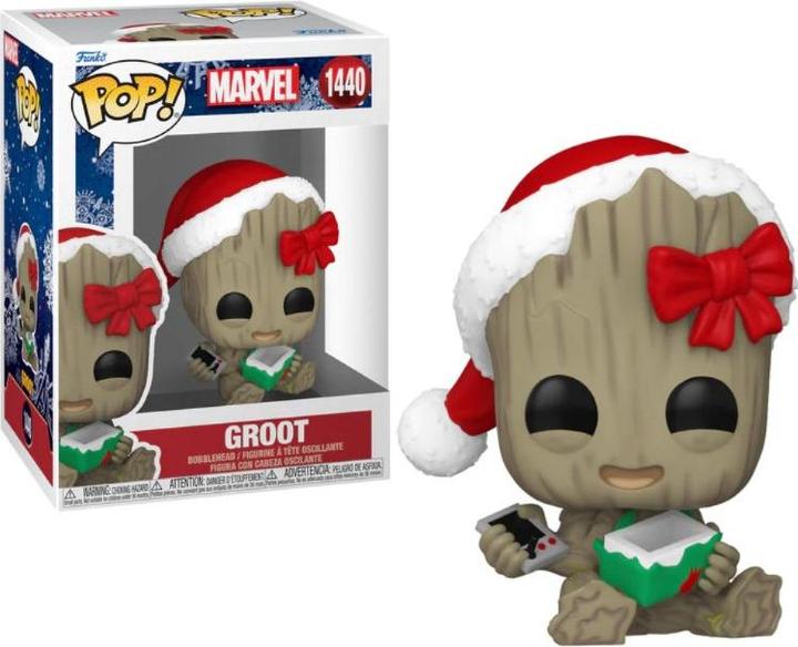 Produktbild Funko Marvel POP! Vinyl Figur Holiday Groot 9 cm
