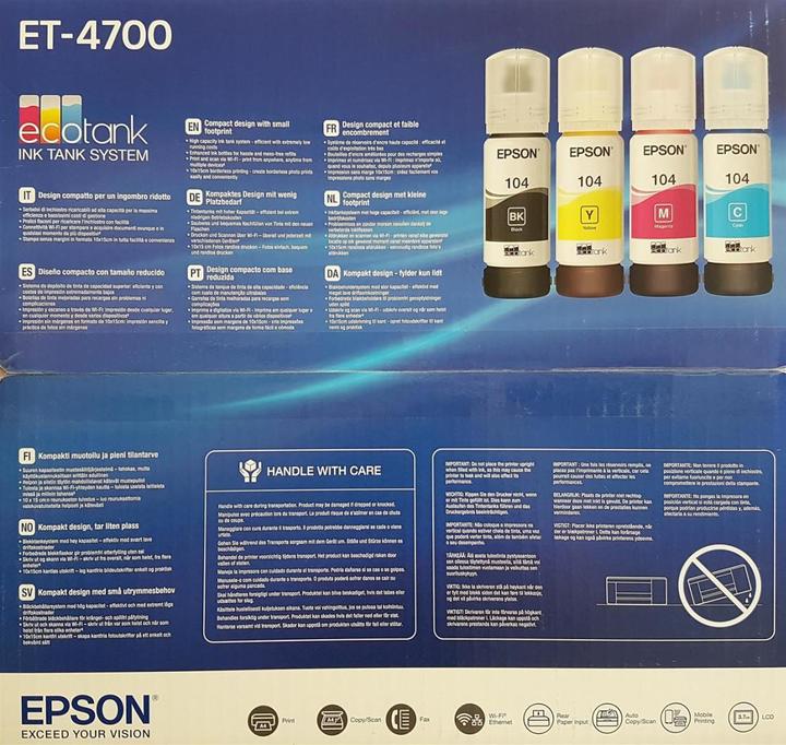 Actual product image Epson EcoTank ET-4700 (Ink tank, Colour)