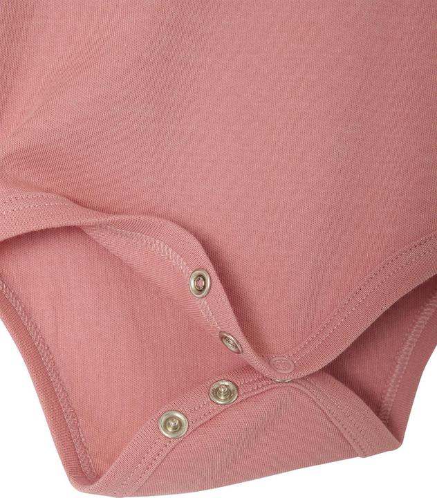 Actual product image Vertbaudet Bio-Kollektion: 5er-Pack Baby Bodys mit kurzen Ärmeln, Hase & Blumen (74)