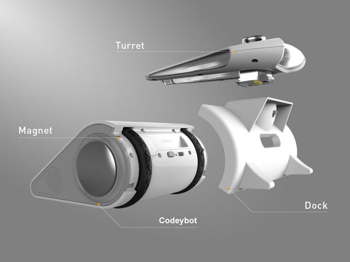 Produktbild Makeblock Codeybot LED Laser Turret