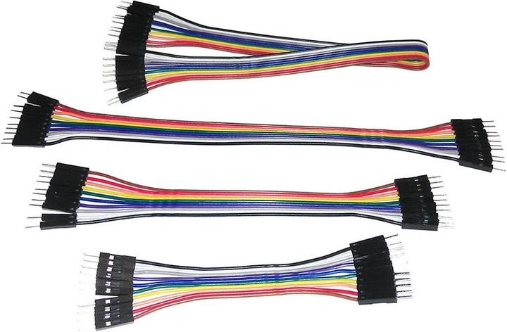 Actual product image Play-Zone Jumper cable connection cable(10-30cm) M/M 40 pcs 24AWG