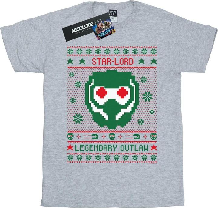 Guardians Of The Galaxy Vol. 2 Star Lord Fair Isle TShirt (M)