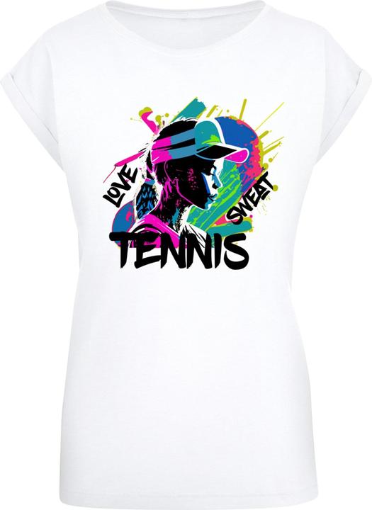 Immagine prodotto Merchcode Maglietta da donna Tennis Love, Sweat - 112981 (L)