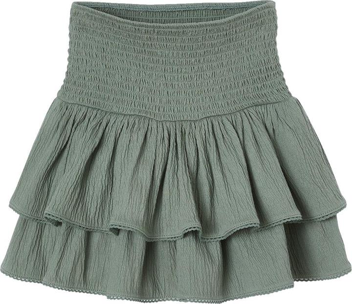 Actual product image Vertbaudet Mädchen Volantrock mit gesmokter Taille (116)