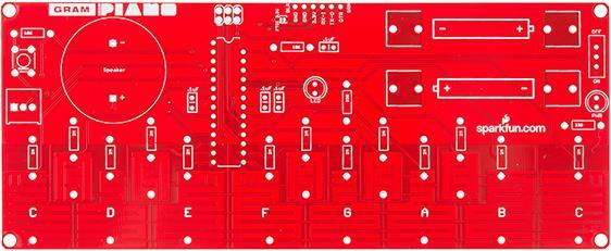 Actual product image SparkFun Gram Piano Kit