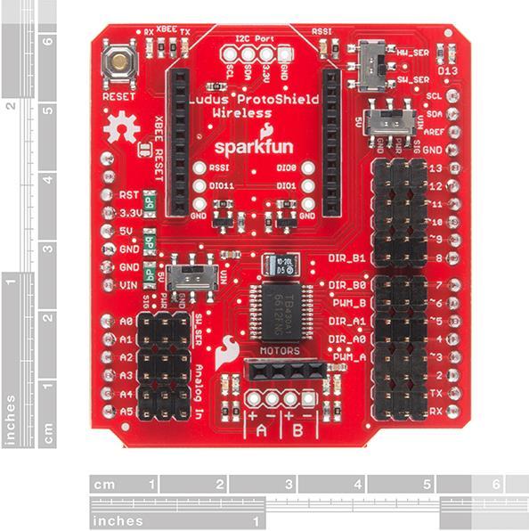 Actual product image SparkFun Ludus Protoshield Wireless