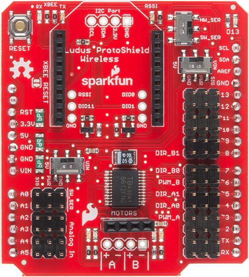 Actual product image SparkFun Ludus Protoshield Wireless