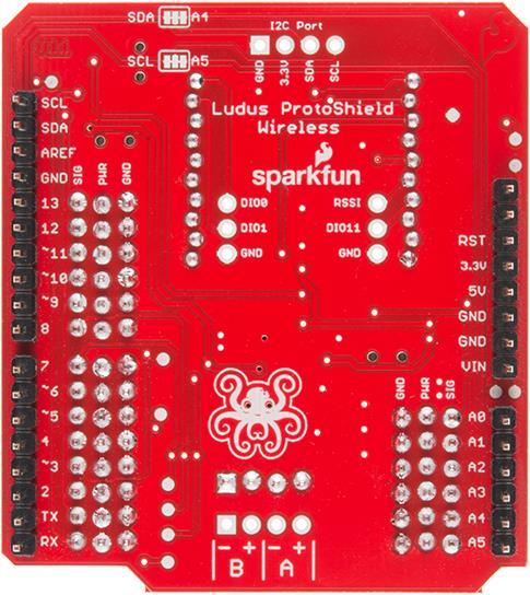 Actual product image SparkFun Ludus Protoshield Wireless