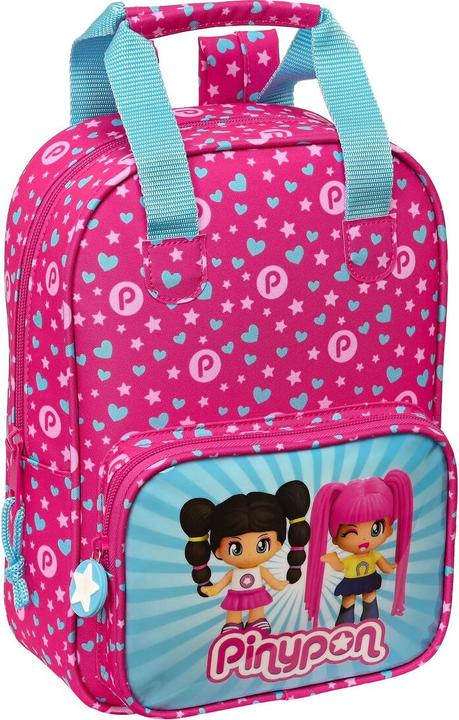 Pinypon Schulrucksack Blau Rosa 20 x 28 x 8 cm