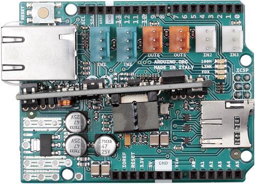Actual product image Arduino Ethernet Shield 2 (with PoE module)