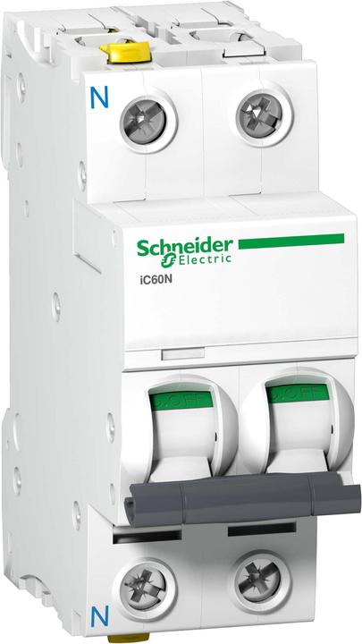 Schneider Electric Acti9 iC60N MCB 1+N Pole 10A Curve C