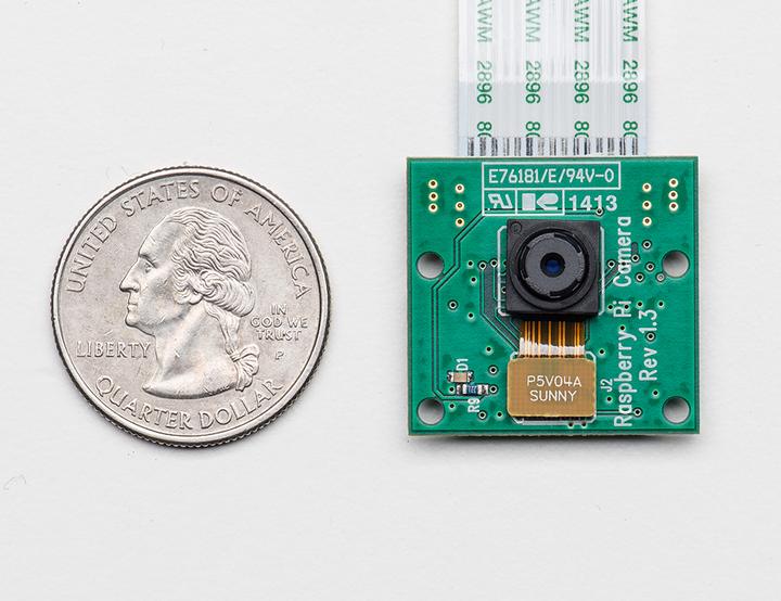 Actual product image Element 14 Raspberry Pi Camera Board