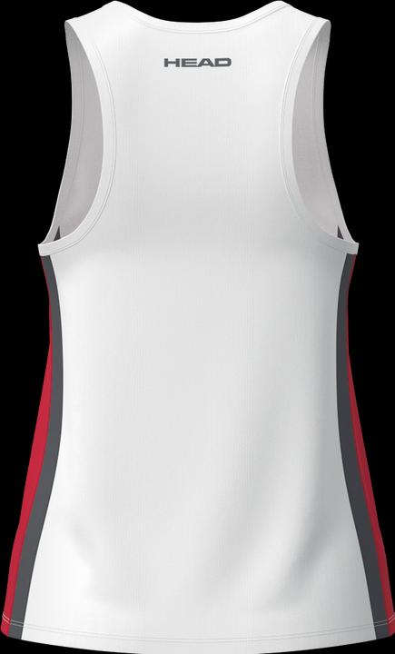 Actual product image Head Club 25 Tech Tank Top Damen Rot/Weiss (XS)