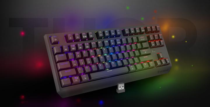 Actual product image Genesis Klawiatura Thor 230 TKL Wireless Outemu Panda (NKG-2107) (US, Wireless, Cable)