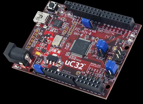 Image du produit Digilent ChipKit uC32 DevBoard avec en-têtes UNO R3 (Kit électronique)