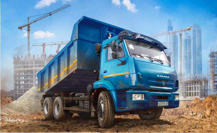 Actual product image Zvezda Kamaz Dump Truck