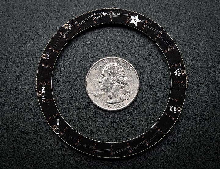 Immagine prodotto Adafruit Anello NeoPixel 24 x WS2812 5050 RGB LED