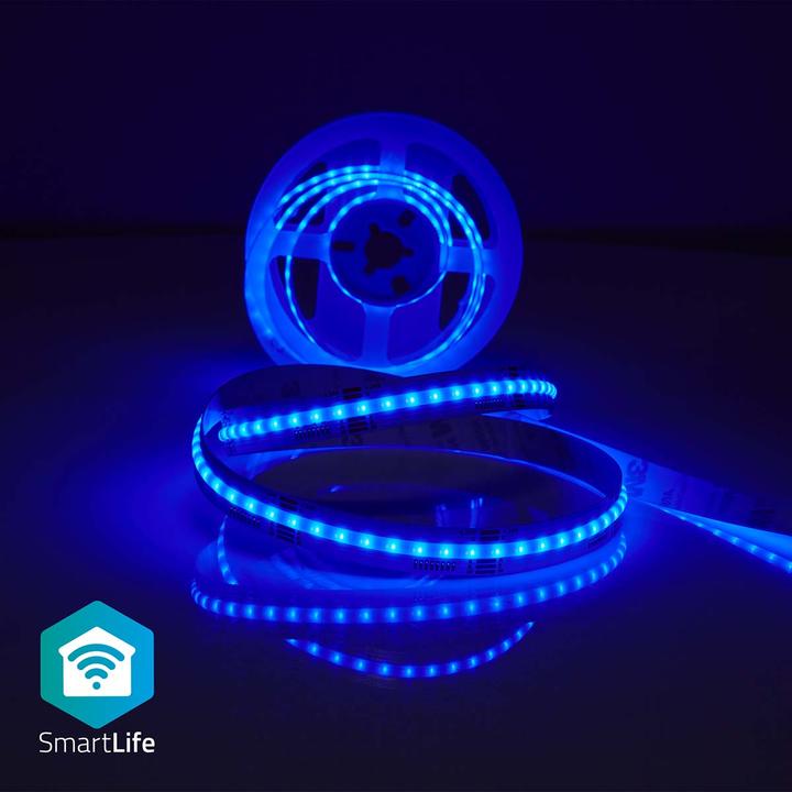 Immagine prodotto Nedis Striscia LED SmartLife Wi-Fi, 2 m - Bianco (Bianco, 200 cm, Interno)