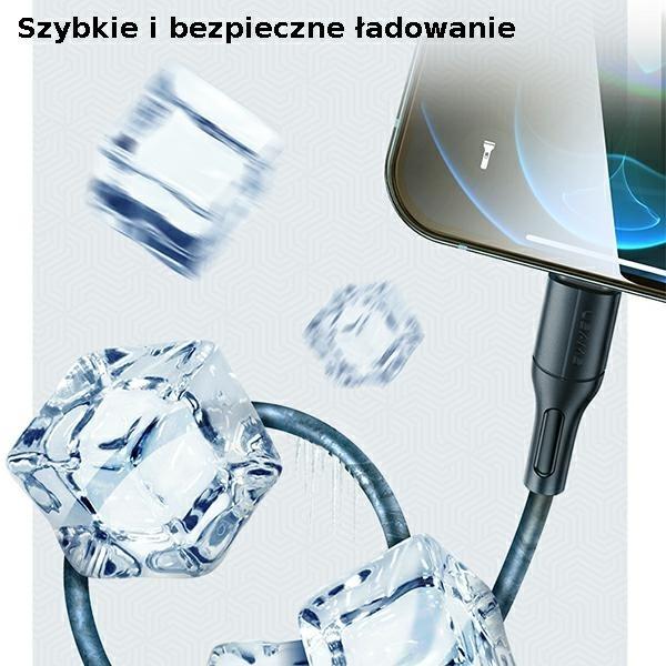 Image du produit Usams Câble U68 microUSB 2A Fast Charge 1m bialywhite SJ502USB02 USSJ502 (1 m, USB 2.0)