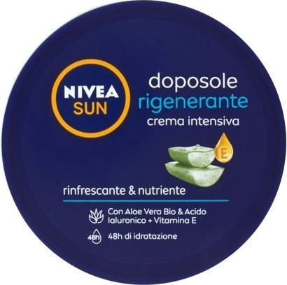 Actual product image NIVEA SUN Intensive Regenerating After-Sun Cream 300ml with Organic Aloe Vera, Hyaluronic Acid, and (300 ml, After Sun Cream)