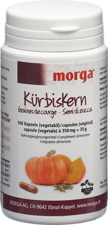Actual product image Morga Pumpkin seed capsules (100 Piece, Capsules, 35 g)