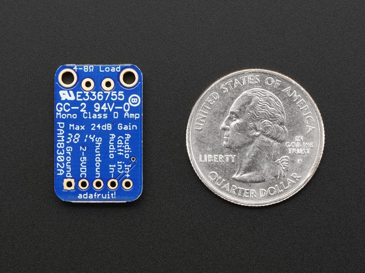 Actual product image Adafruit Mono 2.5W Class D Audio Amplifier PAM8302 (Add-on)