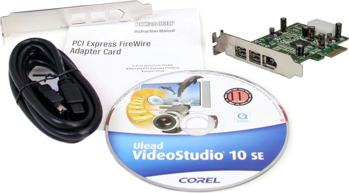 Immagine prodotto StarTech 3 Port Low Profile PCIe FireWire Adapter