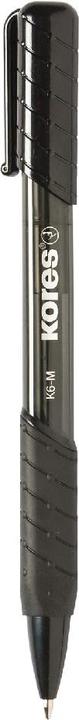Produktbild Kores Druckkugelschreiber K-PEN K6, schwarz, M (Schwarz, 1 x)