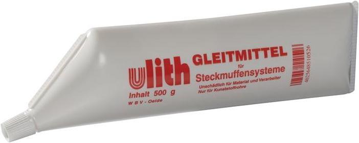 Produktbild Ulith Gleitmittel weiss Einsatzgebiet f. Steckmuffensysteme 500 ml