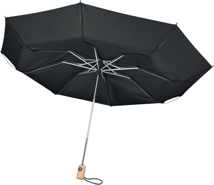 Actual product image MidOcean Leeds Bamboo 190T Folding Umbrella